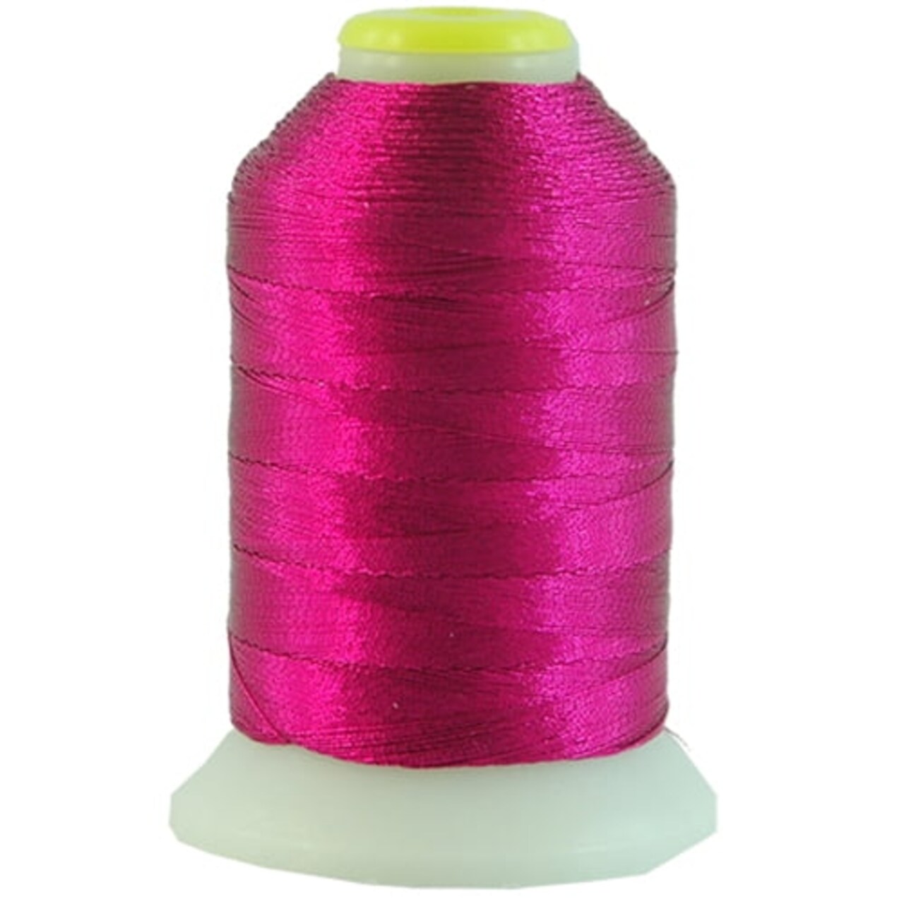 Threadart Metallic Embroidery Thread | 500 Meter Cones (550 Yards) | 20 Brilliant Shiny Colors | For Machine Embroidery